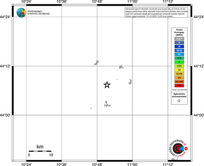 Mappa EMS - territori località