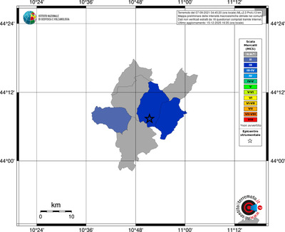 Mappa MCS - territori comuni