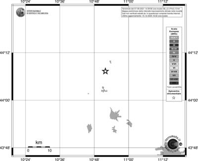 Mappa EMS - territori località