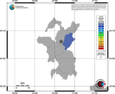 Mappa MCS - territori comuni