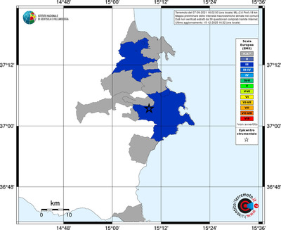 Mappa EMS - territori comuni
