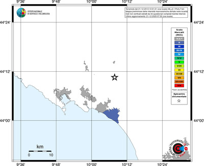 Mappa MCS - territori località