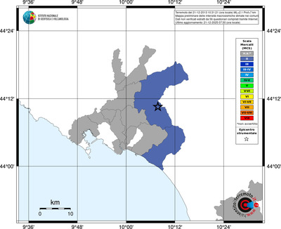 Mappa MCS - territori comuni