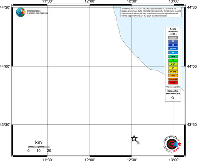 Mappa MCS - territori località