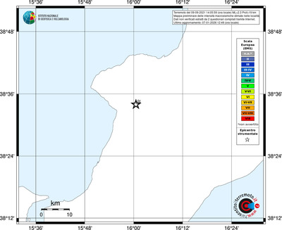 Mappa EMS - territori località