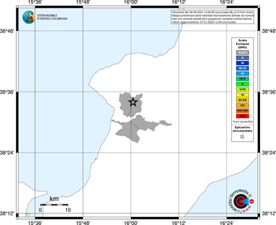 Mappa EMS - territori comuni