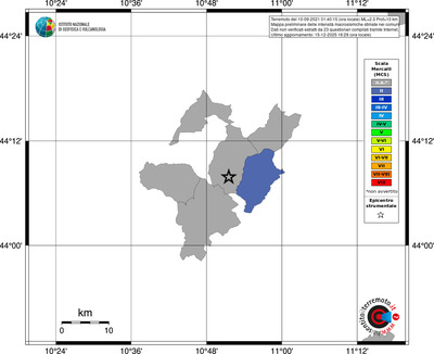Mappa MCS - territori comuni