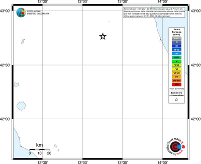 Mappa EMS - territori località
