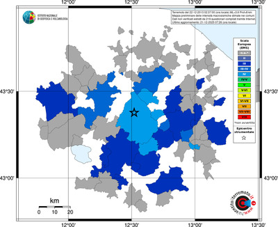 Mappa EMS - territori comuni