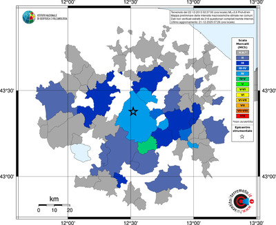 Mappa MCS - territori comuni