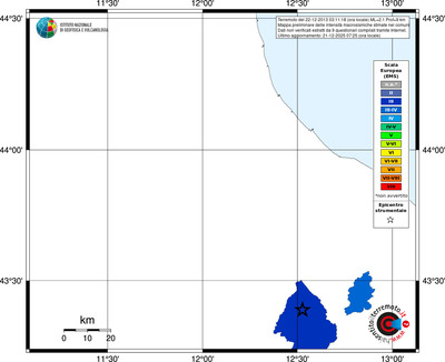 Mappa EMS - territori comuni
