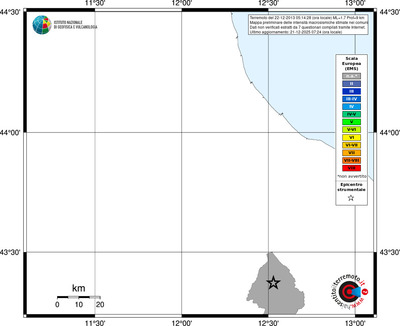 Mappa EMS - territori comuni