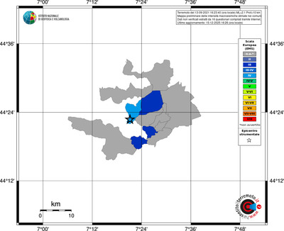 Mappa EMS - territori comuni