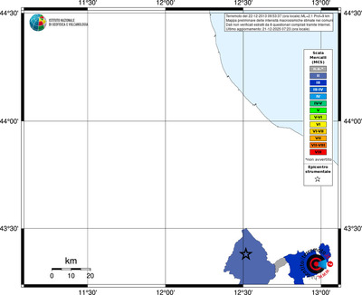 Mappa MCS - territori comuni