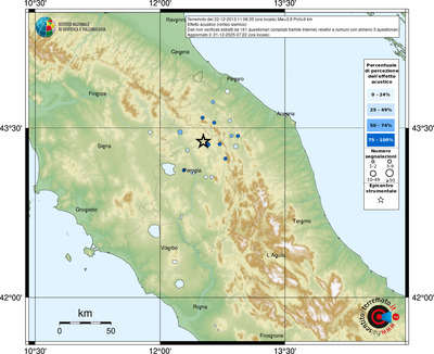 Mappa comuni con almeno 3 questionari
