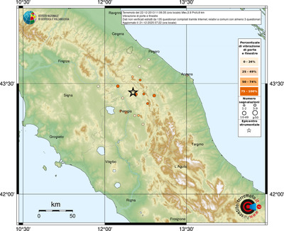 Mappa comuni con almeno 3 questionari