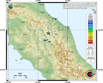 Mappa EMS - località