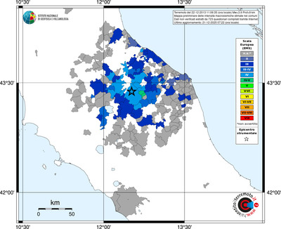 Mappa EMS - territori comuni