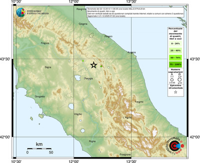 Mappa comuni con almeno 3 questionari