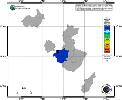 Mappa EMS - territori comuni