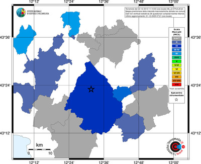 Mappa MCS - territori comuni