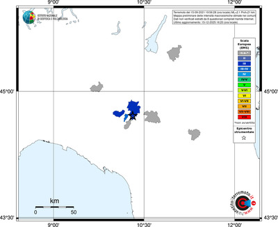 Mappa EMS - territori comuni