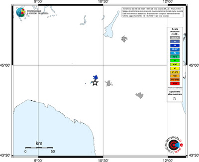 Mappa MCS - territori località