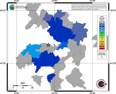 Mappa MCS - territori comuni