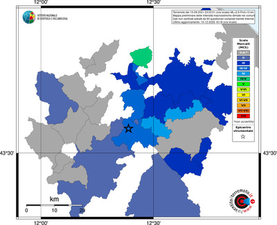 Mappa MCS - territori comuni
