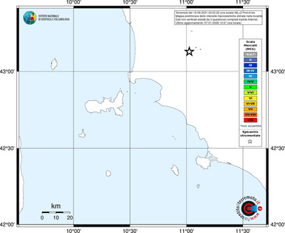 Mappa MCS - territori località