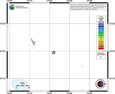 Mappa EMS - territori località