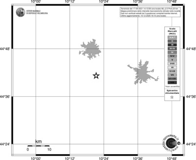 Mappa MCS - territori località