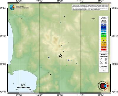 Mappa EMS - località