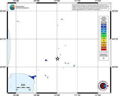Mappa EMS - territori località