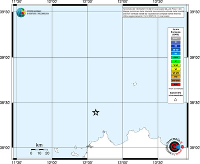 Mappa EMS - territori località