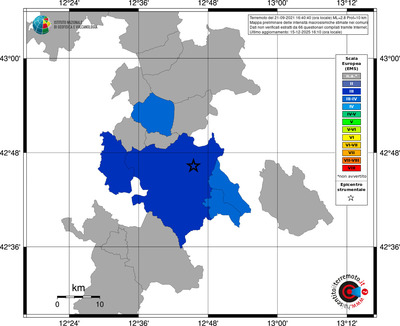 Mappa EMS - territori comuni