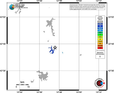 Mappa MCS - territori delle località