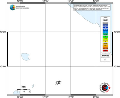 Mappa MCS - territori località