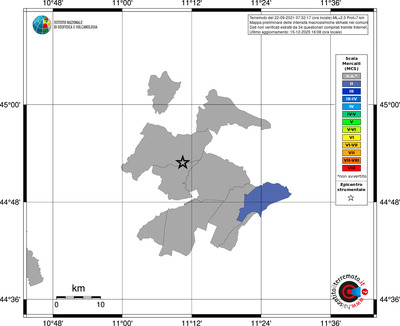 Mappa MCS - territori comuni