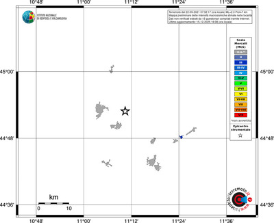 Mappa MCS - territori località