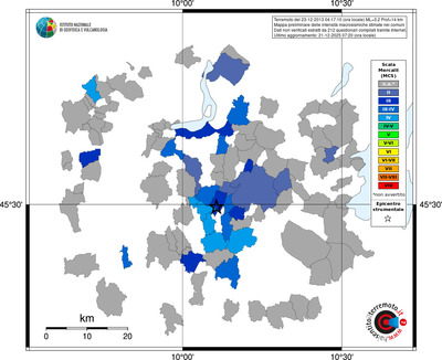 Mappa MCS - territori comuni