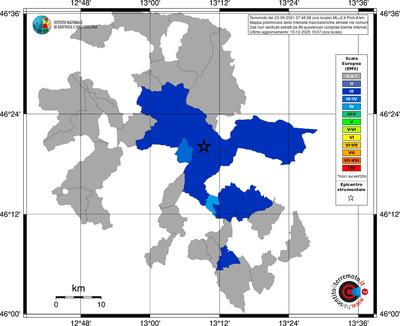 Mappa EMS - territori comuni