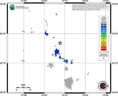 Mappa MCS - territori località
