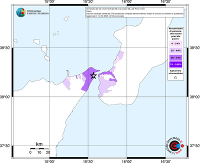 Mappa territorio comunale con almeno 3 questionari