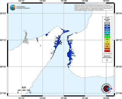 Mappa EMS - territori località