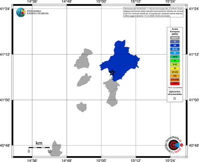 Mappa EMS - territori comuni