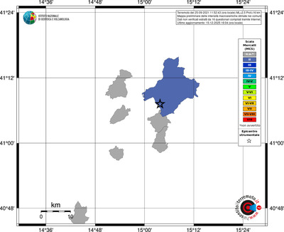 Mappa MCS - territori comuni