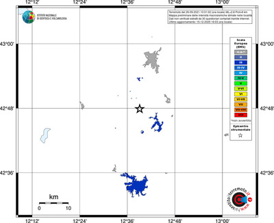 Mappa EMS - territori località