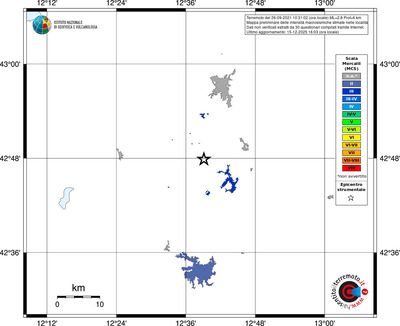 Mappa MCS - territori località