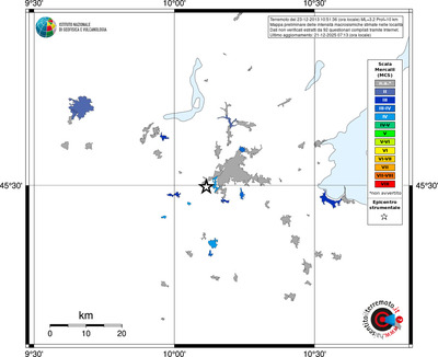 Mappa MCS - territori località